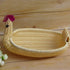 SEWACC Woven Storage Baskets 3 Pcs Rattan Woven Fruit Basket Straw Turkey Shape Bread Basket Wicker Decorative Bowl Food Basket Sundries Container...