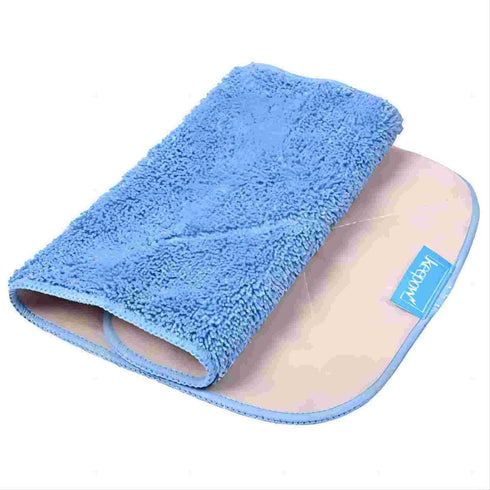 KEEPOW Microfiber Mop Cloth Refills Compatible with MR.SIGA Professional Microfiber Mop, Double Side use, Wet & Dry Mopping, Pack of 5...