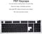 PBT Keycaps, 108 Keys P9 Mechanical Keyboard Key Backlit Key Character Translucent Key DIY Keycaps,for 61/64/87/104/108 Key Mechanical Keyboards(B...