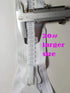 #20 Super Large Plastic Zipper Heavy Duty Zippers 25cm Long with 2pcs for DIY Sewing (#20 White -2pcs)...