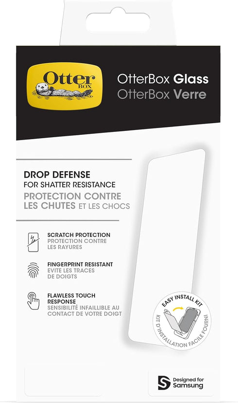 OtterBox Samsung Galaxy A15 5G Glass Screen Protector, scratch protection, flawless clarity, fingerprint resistant (ships in polybag, ideal for bu...