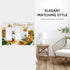 Rustic Wooden Sunflower Bee Oil Painting 3-Gang WallPlate Decorative Combination Single Toggle/Double Decorator Rocker Outlet Wall Switchplate Ele...