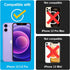 Simple Snap Tempered Glass Screen Protector Compatible with iPhone 12/12 Pro — Invisible Premium Protection that is Fingerprint Free, Bubble Free ...
