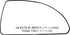 SCITOO Exterior Mirror Replacement Glass Passenger Right side Fit for 2006-2013 For CHEVROLET IMPALA HEATED Chrome Convex Replacement Tow Mirror 8...