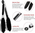 Mini Silicone Serving Tongs Set of 3, Small Kitchen Tongs (7 inch) with Silicone Tips and Stainless Steel Handle, Silicone Cooking Tongs for Salad...