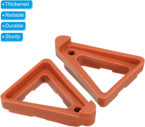 PATIKIL Plant Pot Feet, 24 Pack Plastic Invisible Flower Pot Risers Triangle Potted Plants Stand Rack for Indoor and Outdoor Plant Pots, Terracott...