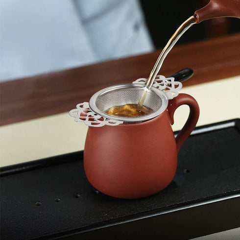 Picowe 2 Pack Tea Strainer Bowl, Stainless Steel Sliver Tea Strainers for Loose Tea Fine Mesh for 2.5-4 Inch Cup Mouth...