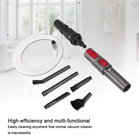 Fdit Mini Micro Vacuum Cleaners Adapter Tool Universal Dusty Brush Vacuum Attachment Car Vehicle Cleaning Kit for 28mm or 35mm (Needs Adapter) Vac...