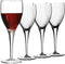 Luigi Bormioli Michelangelo Masterpiece Wine Glasses (Set of 4) - 8 Oz Ultra Clear Glass, Titanium Reinforced Stems, Lead-Free, Fine Laser-Cut Rim...