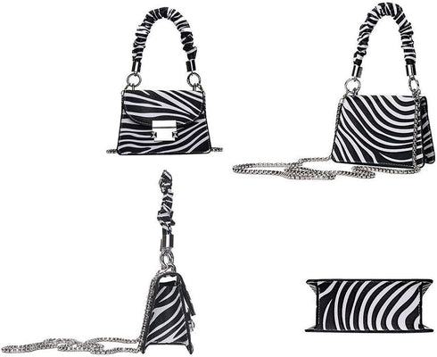 Women Cow Print Shoulder Bag Small Clutch Evening Purse Crossbody Handbag Satchel Bag Mini Purse...