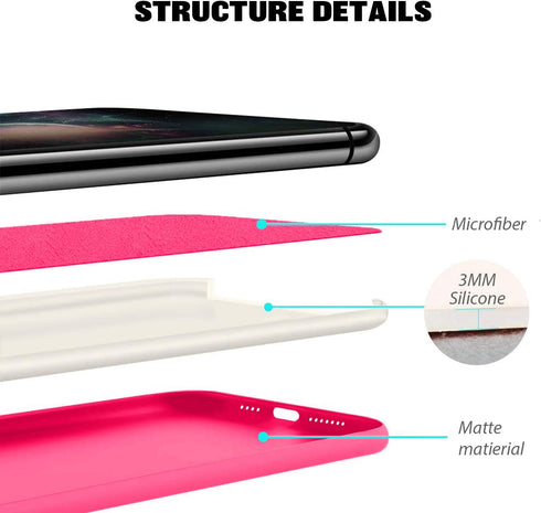 ZUSLAB Case Compatible with Apple iPhone 11 Pro, Silicone Gel Rubber Bumper Cover Replacement for Apple iPhone 11 Pro Phone Slim Thin Hard Shell S...