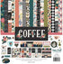 Echo Park Paper Company Coffee Collection Kit paper, 12-x-12-Inch, Pink/Green/Red/Navy/Blue/Teal/Black...