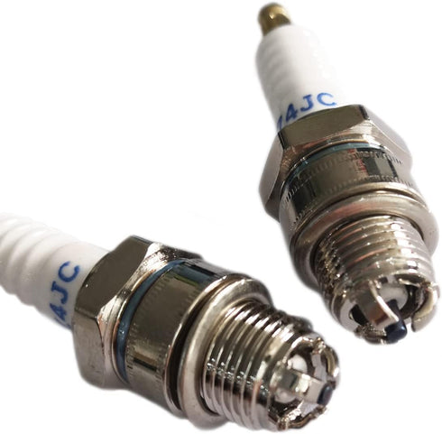 2PCS High performance 3 Prong Spark Plug M4×1.25, Z4JC for 2 stroke engine kits 66cc/80cc gas motorized bicycle...
