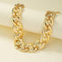 YOOESTORES82 Chunky Gold Cuban Chain Choker Necklaces,Trendy Punk Hip Hop Style Link Chain Necklaces,Dainty Exaggerated Accessories Jewelry Gifts ...