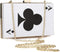 EROGE Acrylic Clutch Purse Perspex Box Colorful Geometric Design Handbags for Women...
