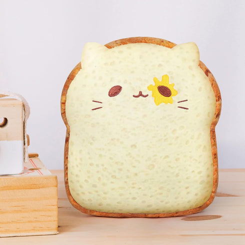 Toast Bread Pillow Funny Sliced Bread Plush Toy Pillows, Funny Food Plushie Stuffed Toy, Cute & Soft Bread Shape Stuffed Decor Toy, Birthday Toy f...