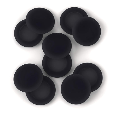 Headset Ear Foam Earpads Sponge Cushion Covers (Black) 5 Pairs...