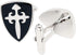 Crusader Battle Shield Cufflinks for Men Black Tone Men's Cuff Link Set for Wedding Shirt Party Business Birthday Anniversary Dress...