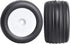 PreGlued 1/18 Buggy Tires 2PCS Front Tires 8mm Hex Wheels for Wltoys Losi Mini-T 2.0 HPI HSP 1/18 RC Off-Road Car (White Rims)...