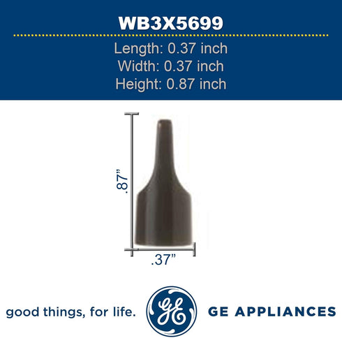 General Electric WB3X5699 Clock Knob Kit , Black...