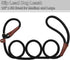 Rope Slip Lead Dog Leash, Heavy Duty 1/2” by 5ft Solid Colors 7+ Climbing Nylon Round Dog Training Leash, No Pull Dog Lead Great for Medium and La...