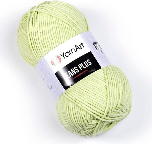 Yarn Art Jeans Plus Yarn, 55% Cotton 45% Polyacrylic, 100 g (3.5 oz), 160 m (174 yds), Yarn Weight: 4 : Worsted-Aran (11)......