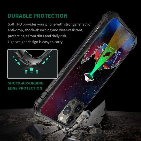ZHEGAILIAN Case Compatible with iPhone 15 Pro Max,Aliens Hijack Bull 15 Pro Max Cases for Men/Boys,UNBreak Reinforced Corners Back Cover Soft TPU ...