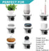 Outlet Shelf, Wall Holder for Kitchen Organization,A Space Saving Solution for Google,Speakers,Phones,Electric Toothbrush and More (White-Decora-H...