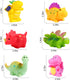 Bath Toys for Toddlers 1-3,6 Pcs No Hole Dinosaur Bathtub Toys for Infants 6-12-18 Months,Bath Toys Shower Toys Swimming Pool Toys for 1 -5 Year O...