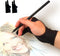 Drawing Glove, 3-Layer Palm Rejection Digital Art Glove for Graphic Tablet, Artist Gloves with Two Fingers for iPad, Paper Sketching, Smudge Guard...