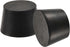MECCANIXITY Rubber Tapered Plug 33mm to 41mm Solid Test Tubes Bungs Stopper Black for Lab Home 5 Pieces...