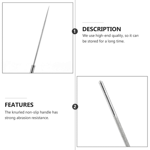 8pcs Dissection Needle Stainless Steel Single End Probe Lab Bio Experiment Dissection Tools for Medical Students and Veterinary...