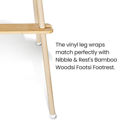 Highchair Decorative Leg Wraps, Bamboo Style, Highchair Accessories, Compatible with IKEA Antilop Highchair, includes 4 Pre-Cut Adhesive Strips...