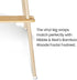 Highchair Decorative Leg Wraps, Bamboo Style, Highchair Accessories, Compatible with IKEA Antilop Highchair, includes 4 Pre-Cut Adhesive Strips...