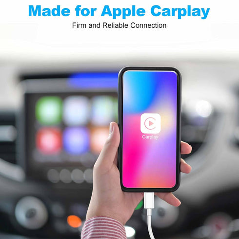 Car Apple Carplay Cable?USB A to Lightning Cable Compatible with iPhone 14 13 12 11 Pro Max XR XS X Charger Cord?Car Charging Cable...