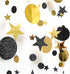Cheerland Black Gold Party Decorations Star Garland Moon Stars Hanging Star Streamers Birthday Wedding Baby Shower Graduation NYE 2024 New Year Ei...