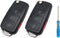 4 Buttons Folding Flip Replacement Key Fob Cover Case fit for VW Volkswagen Jetta Passat Golf Beetle Rabbit GTI CC EOS Keyless Entry Key Fob...