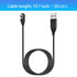 RUKUHOT 2 Pcs Replacement Charging Cable Flexible USB Cable with Magnetic Charger Connector Compatible with AfterShokz Aeropex/OpenComm & Shokz Op...