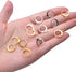 Earrings with Jump Hook, 100 Pieces Round Leverback Earring Hooks Earwires Replacement French Style,Golden and Silver...