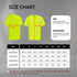 High Visibility Shirts for Men Hi Vis Safety Construction Shirts for Men Women, Short Sleeve Work Shirts, Meet ANSI, Durable & Breathable, UC-Yell...