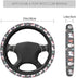 Swono Cartoon Llama Alpaca Car Steering Wheel Covers Cartoon Llama Cute Women Men Interior Accessories Universal 15 Inch Steering Steering Wheel P...