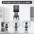Universal Pot Lid Holder, 2 Pack Self Adhesive Pot Lid Organizer, Along with Three Hooks at The Bottom and 2 Pack Command Cord Bundlers for Kitche...