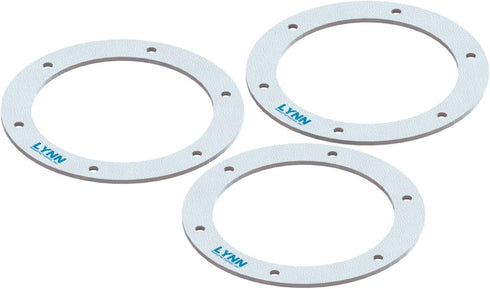 Lynn Manufacturing Pellet Stove 6" Round Gasket, Exhaust or Combustion Blower - 3 Pack, 2100L...