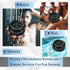 Portable Bluetooth Shower Speaker with Travel Case, Best Waterproof IPX7, Wireless Pairs with Bluetooth Devices, Enjoy at The Pool, Beach, Camping...