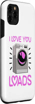 iPhone 11 Pro Max I love You Loads Mechanic Funny Women Washing Machine Love Case...