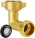 RecPro RV 90 Degree Hose Elbow with Mesh Strainer | Solid Brass Garden Hose Elbow Adapter for RV Water Hose | City Water Inlet Elbow Fitting | Pre...