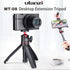 Black Mini Tripod for Camera, 1/4" Screw Universal for Sony/Canon/Nikon/Fujifilm Vlog Camera, Extendable Handheld Portable Vlogging Tripod Mount, ...