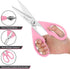 iBayam Kitchen Scissors All Purpose Kitchen Shears 8.5" Cooking Scissors with Sheath, Pink Kitchen Accessories, Household Appliances Home Essentia...