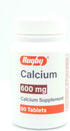 Rugby Laboratories Calcium 600 mg Calcium Supplement Calcium Carbonate Promotes Strong Bones Bone Health Potency Guaranteed Value 60 Tablets (Pack...