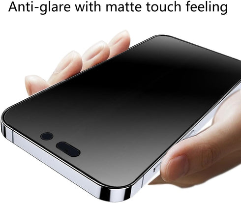2 Pack Matte Privacy Tempered Glass for Samsung Galaxy S24 Anti-glare Anti-Spy Screen Protector Anti-Peeping Film Support Finger Unlock 6.2 inch...